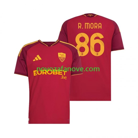 Nogometni Dres Roma Rodrigo Mora 86 Muški Domaći 2026-2027 Kratkih Rukava