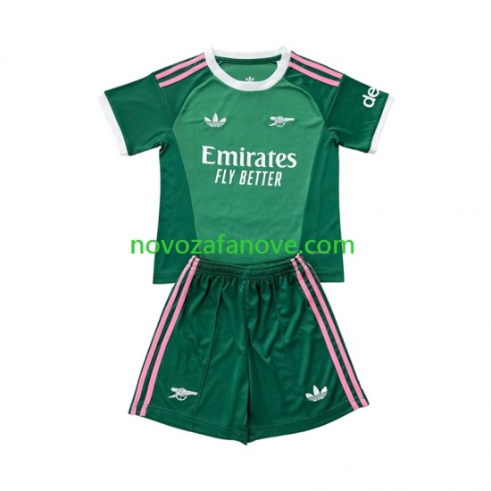 Nogometni Dres Arsenal Golmanski Dječji Treći 2026-2027 Kratkih Rukava