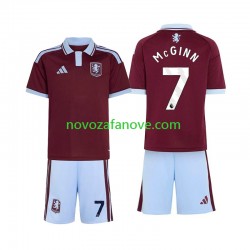 Nogometni Dres Aston Villa John McGinn 7 Dječji Domaći 2026-2027 Kratkih Rukava