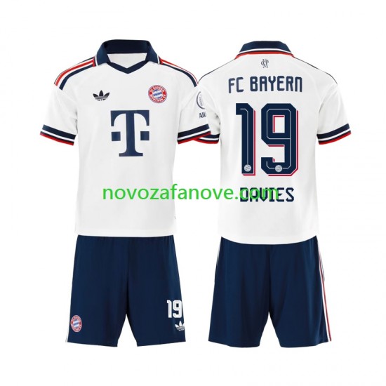 Nogometni Dres FC Bayern München Alphonso Davies 19 Dječji Gostujući 2026-2027 Kratkih Rukava