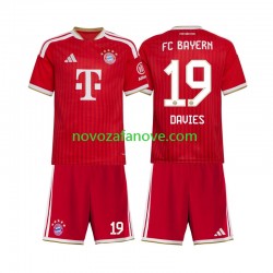 Nogometni Dres FC Bayern München Alphonso Davies 19 Dječji Domaći 2026-2027 Kratkih Rukava
