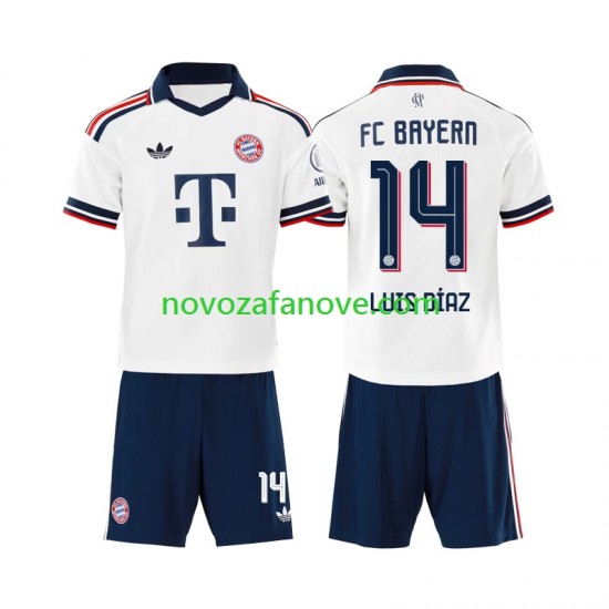 Nogometni Dres FC Bayern München Luis Diaz 14 Dječji Gostujući 2026-2027 Kratkih Rukava