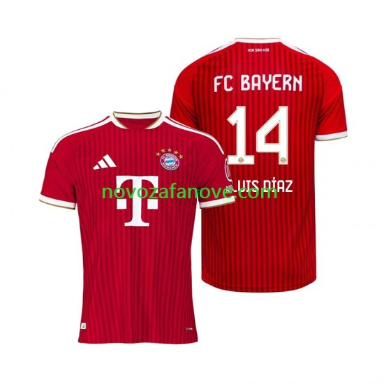 Nogometni Dres FC Bayern München Luis Diaz 14 Muški Domaći 2026-2027 Kratkih Rukava