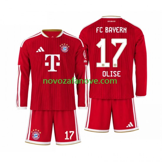 Nogometni Dres FC Bayern München Michael Olise 17 Dječji Domaći 2026-2027 Dugim Rukavima