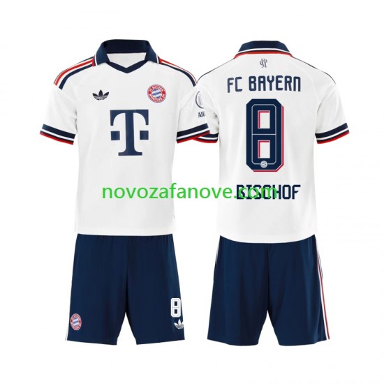 Nogometni Dres FC Bayern München Tom Bischof 8 Dječji Gostujući 2026-2027 Kratkih Rukava