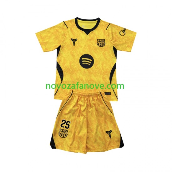 Nogometni Dres FC Barcelona Dominik Livakovic 25 Golmanski Dječji Četvrti 2026-2027 Kratkih Rukava