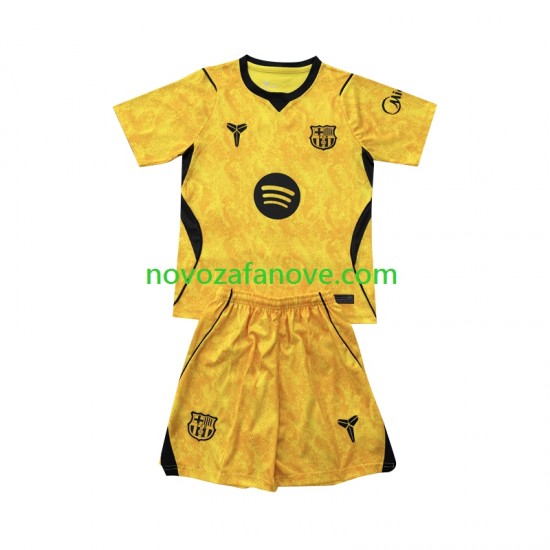 Nogometni Dres FC Barcelona Golmanski Dječji Četvrti 2026-2027 Kratkih Rukava