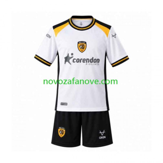 Nogometni Dres Hull City Dječji Gostujući 2026-2027 Kratkih Rukava