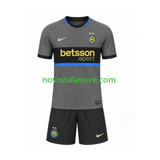 Nogometni Dres Inter Milan Dječji Treći 2026-2027 Kratkih Rukava
