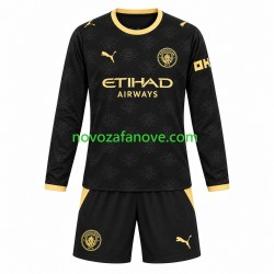 Nogometni Dres Manchester City Dječji Gostujući 2026-2027 Dugim Rukavima