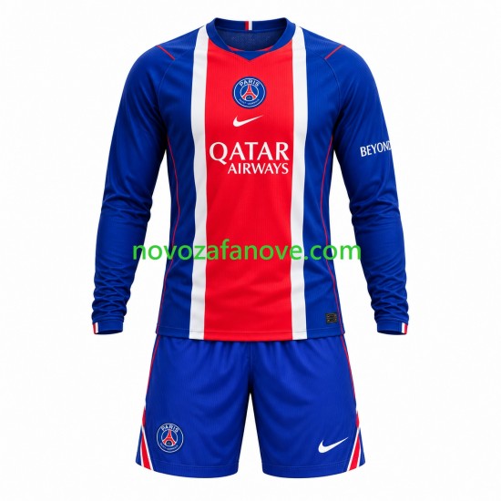 Nogometni Dres Paris Saint-Germain Dječji Domaći 2026-2027 Dugim Rukavima