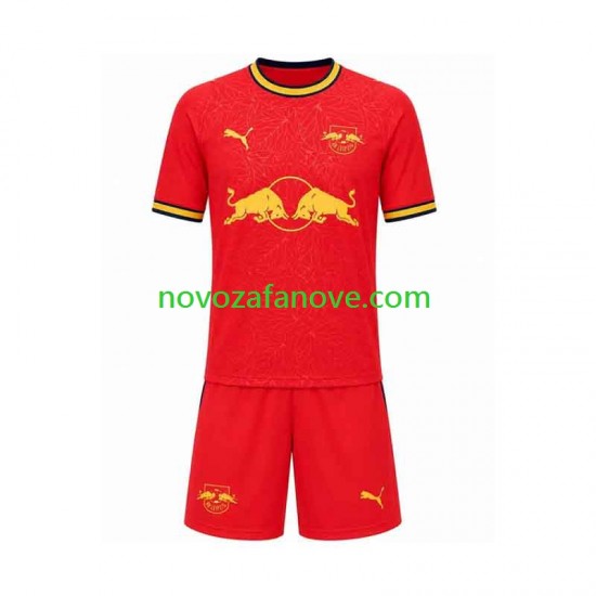 Nogometni Dres RB Leipzig Dječji Gostujući 2026-2027 Kratkih Rukava
