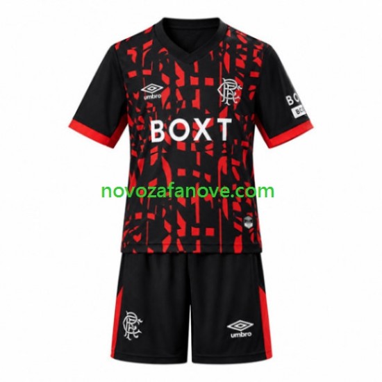 Nogometni Dres Rangers Dječji Treći 2026-2027 Kratkih Rukava