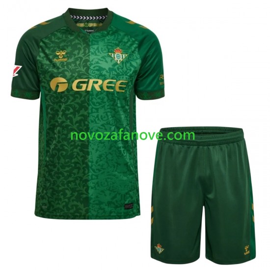 Nogometni Dres Real Betis Dječji Gostujući 2026-2027 Kratkih Rukava