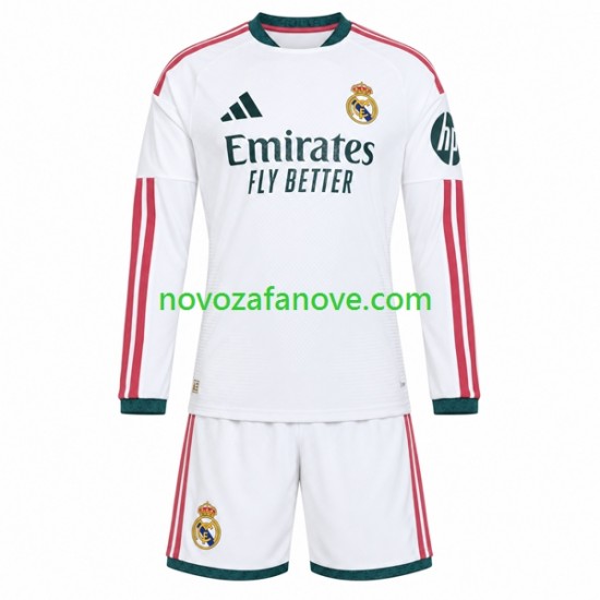 Nogometni Dres Real Madrid Dječji Domaći 2026-2027 Dugim Rukavima