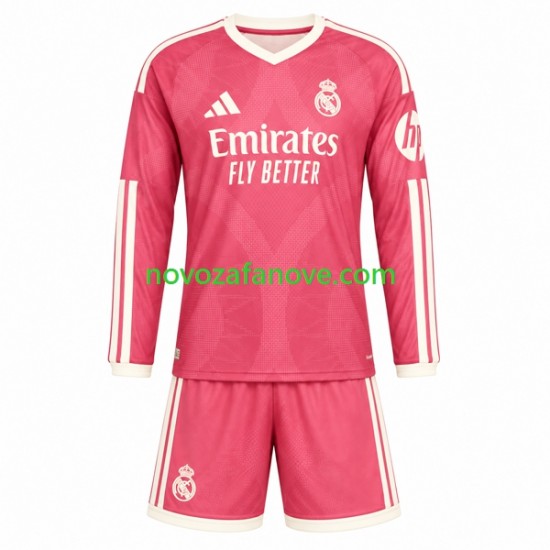 Nogometni Dres Real Madrid Dječji Treći 2026-2027 Dugim Rukavima