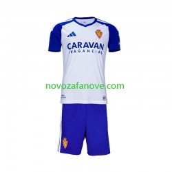Nogometni Dres Real Zaragoza Dječji Domaći 2026-2027 Kratkih Rukava