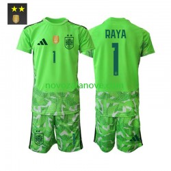 Nogometni Dres Španjolska David Raya 1 Golmanski Dječji Treći 2026-2027 Kratkih Rukava