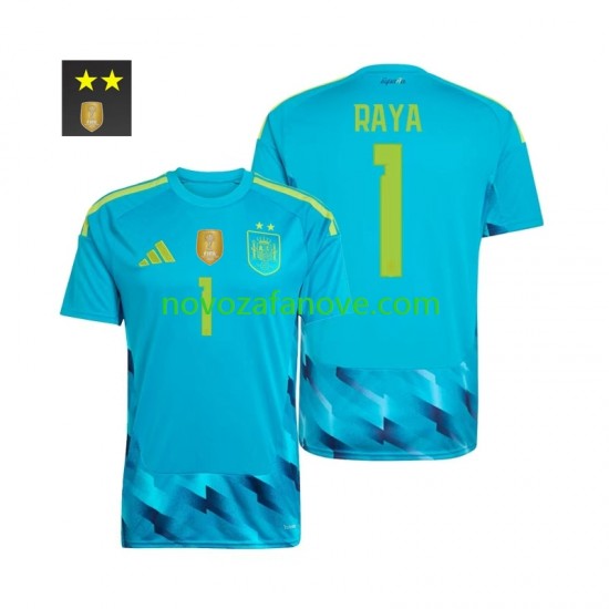 Nogometni Dres Španjolska David Raya 1 Golmanski Muški Domaći 2026-2027 Kratkih Rukava