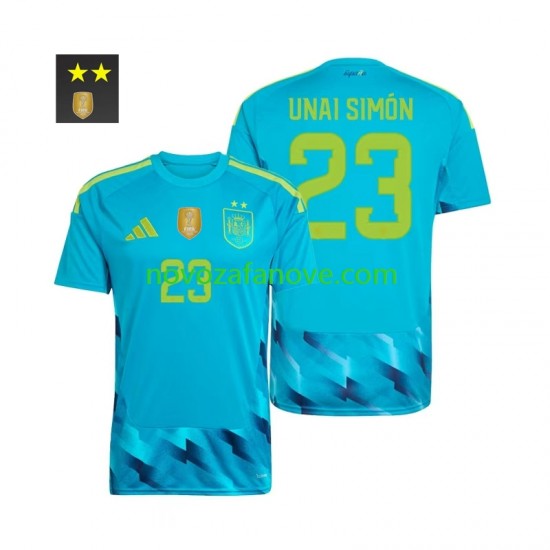 Nogometni Dres Španjolska Unai Simon 23 Golmanski Muški Domaći 2026-2027 Kratkih Rukava