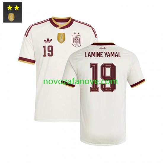 Nogometni Dres Španjolska Lamine Yamal 19 Muški Gostujući 2026-2027 Kratkih Rukava