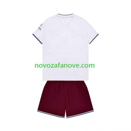 Nogometni Dres West Ham United Dječji Gostujući 2026-2027 Kratkih Rukava