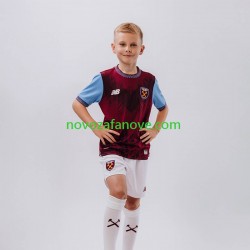 Nogometni Dres West Ham United Dječji Domaći 2026-2027 Kratkih Rukava