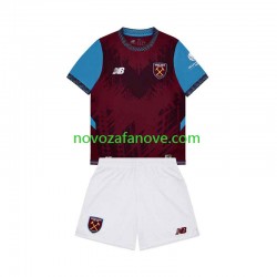 Nogometni Dres West Ham United Dječji Domaći 2026-2027 Kratkih Rukava