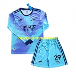 Nogometni Dres Arsenal Havertz 29 Dječji Treći 2024-2025 Dugim Rukavima