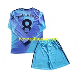 Nogometni Dres Arsenal Odegaard 8 Dječji Treći 2024-2025 Dugim Rukavima