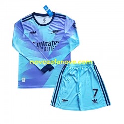 Nogometni Dres Arsenal Saka 7 Dječji Treći 2024-2025 Dugim Rukavima