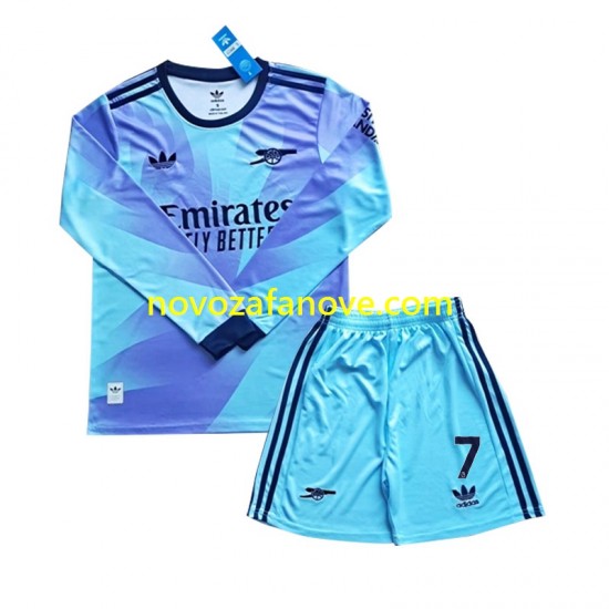 Nogometni Dres Arsenal Saka 7 Dječji Treći 2024-2025 Dugim Rukavima