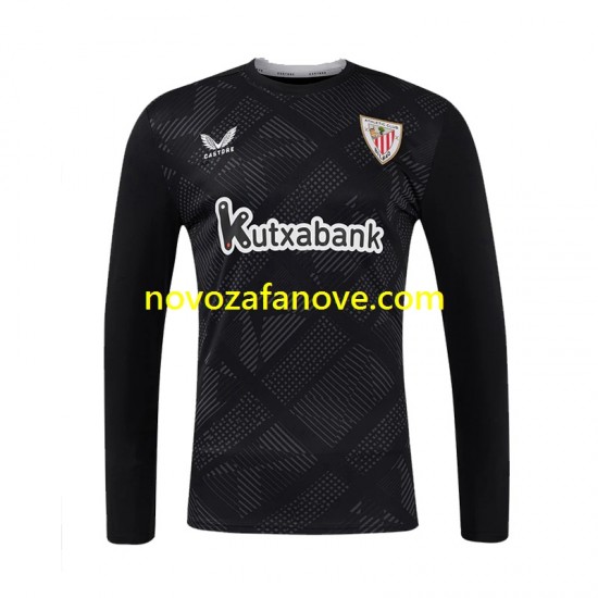 Nogometni Dres Athletic Bilbao Golmanski Muški Domaći 2024-2025 Dugim Rukavima