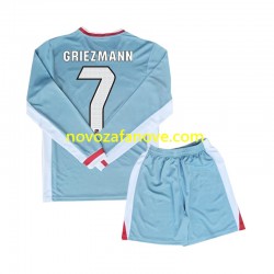 Nogometni Dres Atlético Madrid Antoine Griezmann 7 Dječji Gostujući 2024-2025 Dugim Rukavima