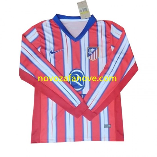 Nogometni Dres Atlético Madrid Muški Domaći 2024-2025 Dugim Rukavima