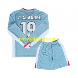 Nogometni Dres Atlético Madrid Julian Alvarez 19 Dječji Gostujući 2024-2025 Dugim Rukavima