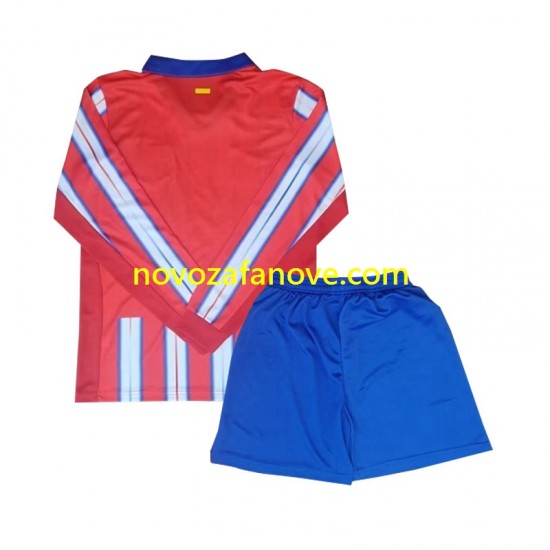 Nogometni Dres Atlético Madrid Dječji Domaći 2024-2025 Dugim Rukavima