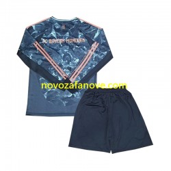 Nogometni Dres FC Bayern München Dječji Gostujući 2024-2025 Dugim Rukavima