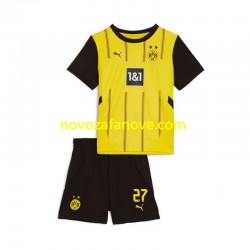 Nogometni Dres Borussia Dortmund Karim Adeyemi 27 Dječji Domaći 2024-2025 Kratkih Rukava