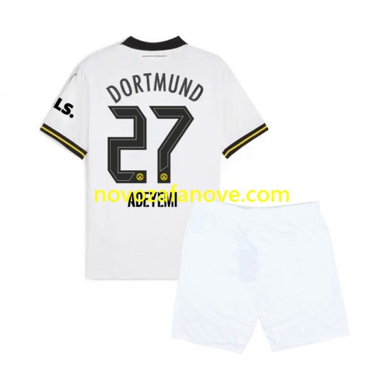 Nogometni Dres Borussia Dortmund Karim Adeyemi 27 Dječji Treći 2024-2025 Kratkih Rukava