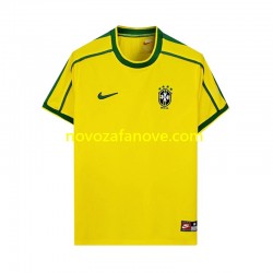 Nogometni Dres Brazil Retro Muški Domaći 1998 Kratkih Rukava