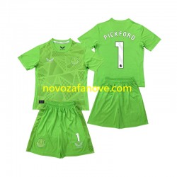 Nogometni Dres Everton Pickford 1 Golmanski Dječji Domaći 2024-2025 Kratkih Rukava