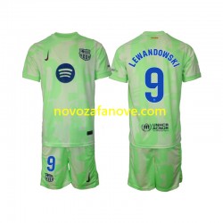 Nogometni Dres FC Barcelona Robert Lewandowski 9 Dječji Treći 2024-2025 Kratkih Rukava