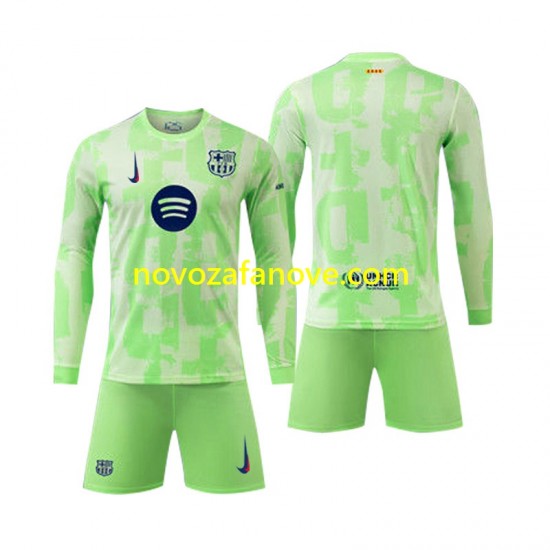 Nogometni Dres FC Barcelona Treći 2024-2025 Dugim Rukavima