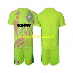Nogometni Dres Hajduk Split Golmanski Dječji Domaći 2024-2025 Kratkih Rukava