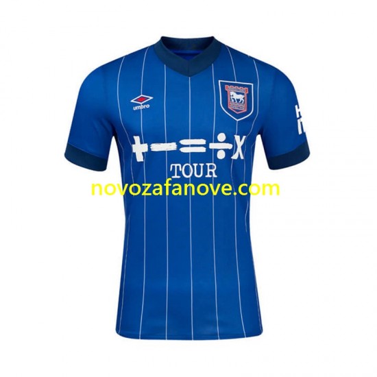 Nogometni Dres Ipswich Town Muški Domaći 2024-2025 Kratkih Rukava