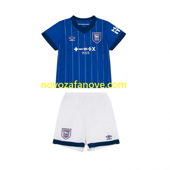 Nogometni Dres Ipswich Town Dječji Domaći 2024-2025 Kratkih Rukava