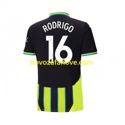 Nogometni Dres Manchester City RODRIGO 16 Muški Gostujući 2024-2025 Kratkih Rukava