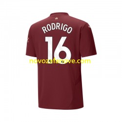 Nogometni Dres Manchester City RODRIGO 16 Muški Treći 2024-2025 Kratkih Rukava