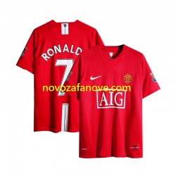Nogometni Dres Manchester United Cristiano Ronaldo 7 Champion League 2007 Retro Muški Domaći Kratkih Rukava